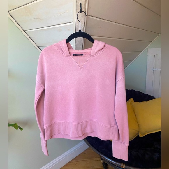 La Hearts Tops - LA Hearts Pink Cropped Hoodie Size XS